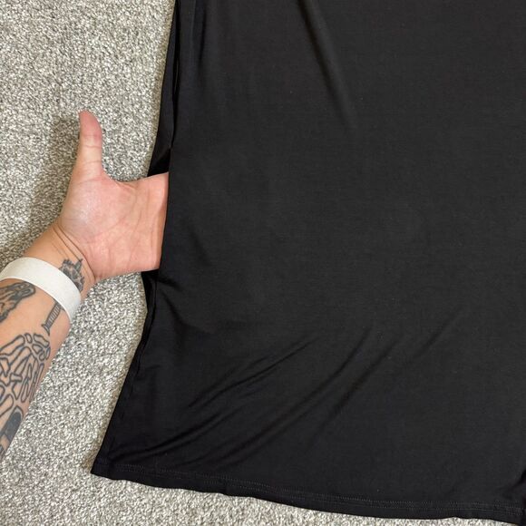 Suzanne Betro SIMPLE Jumpsuit Womens 4XL Black Sleeveless Wide Leg Pockets Rayon - Picture 3 of 9